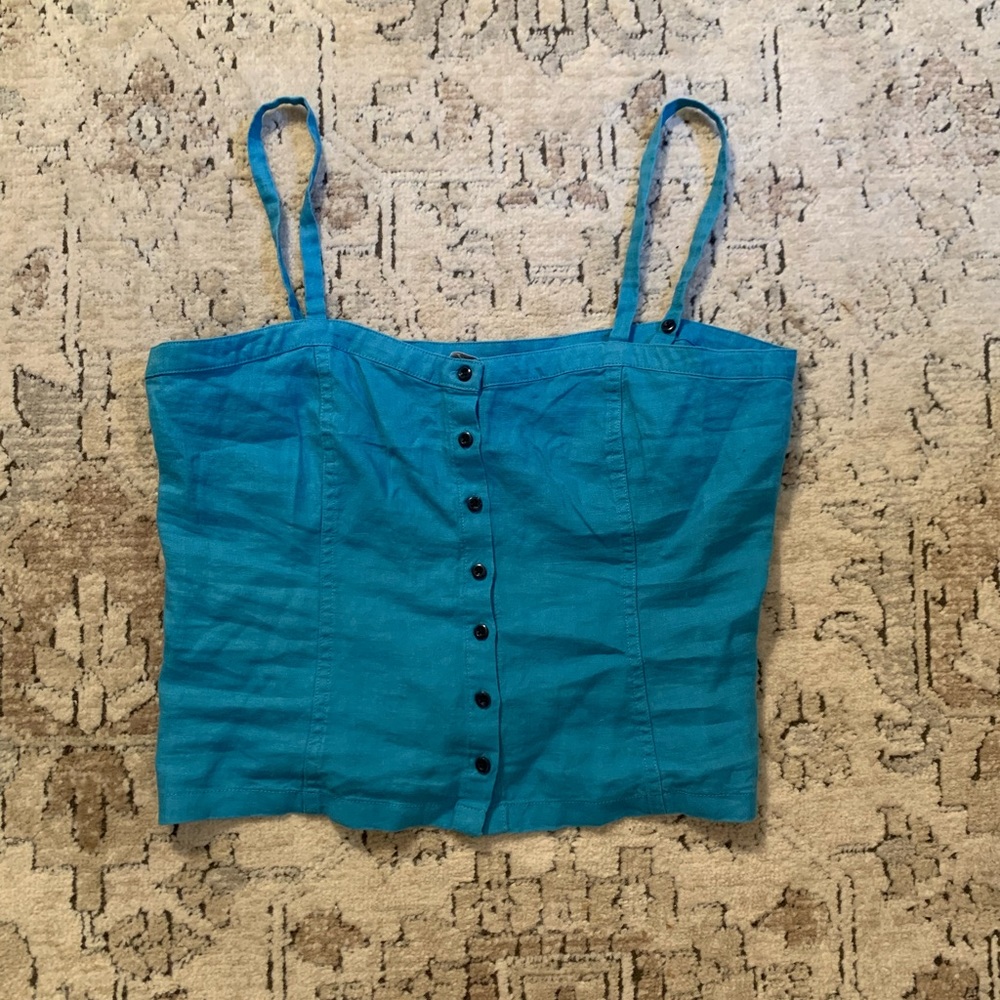 Everlane Linen Button Down Top